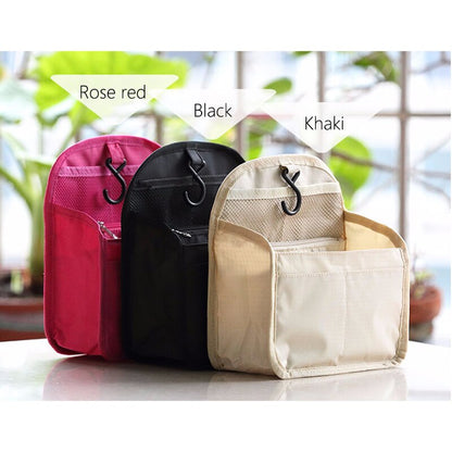 BAMADER Make-up Wash Organizer Bag Waterproof Oxford Cloth Backpack Insert lining Multifunction Portable Cosmetic Storage bag
