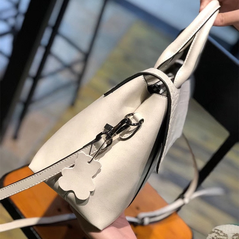 High Quality Women Bags Luxury Handbags Designer Fashion Casual Tote  Genuine Cow Leather Lady Shoulder Bag Crossbody New