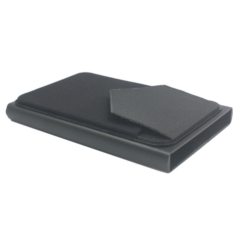 Credit Card Holder Men Slim Anti Protect Travel ID Cardholder Women Rfid Wallet Metal Case Porte Carte