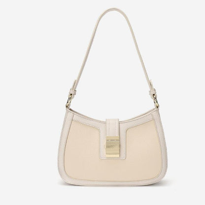 Coolcept Casual PU Leather Sling Handbag Purse Women Elegant Chain Shoulder Crossbody Bag Popular Simple Female Daily Bag