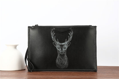 Chinese Style Dragon Embroidery Clutch Bags for Women Bag  Personality Envelope Wrist Bag IPad Bags Women Shoulder Bag Purse