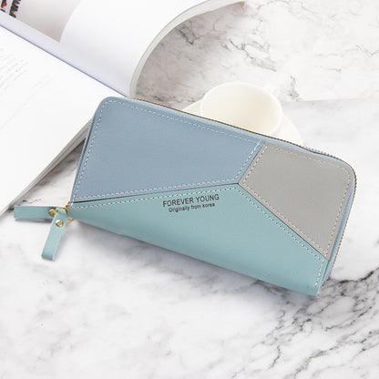 Women&#39;s wallet New Phone Purses Big Female Purse Leather Brand Retro Ladies Long Woman Wallets Card Clutch Double Zipper
