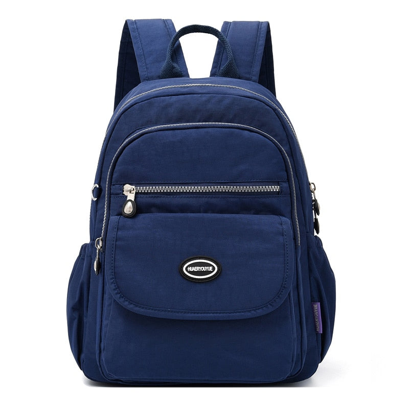 Fashion Women Backpack Waterproof School Backpacks for Teenagers Girls Nylon Cloth Shoulder Bag Ladies Travel Bookbag Mochilas