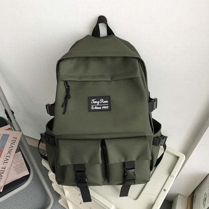 Multi-pocket Men Women Backpack Female Large Capacity School Bag Couple Trendy Harajuku 15.6inch Laptop Backpacks Ladies Bookbag