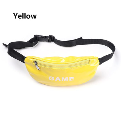 1Pcs New Hot Cute Colorful Children Waist Packs Kids Fanny Fashion  Packs Boy Girl Money Crossbody Chest Belt Bag High Quality