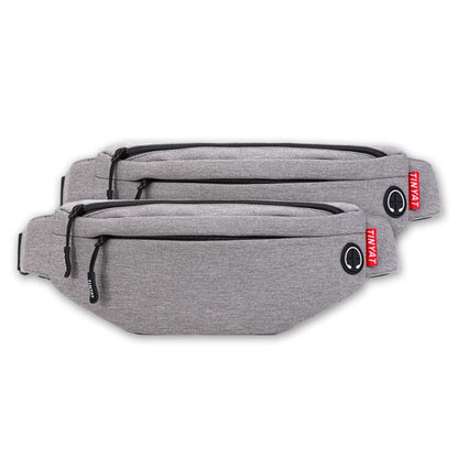 TINYAT Men Waist Bag Pack Purse Casual Large Phone Belt Bag Pouch Women&#39;s Canvas Travel Phone Bag Fanny Banana Bag Hip 4 Pockets