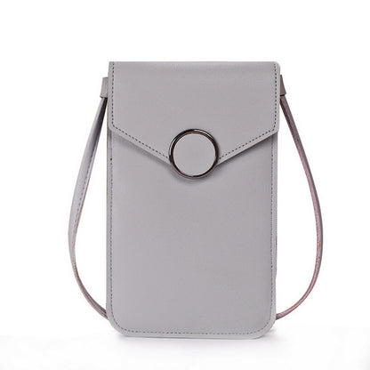 Touch Screen Cell Phone Purse Smartphone Wallet Leather Shoulder Strap Handbag Women Bag For Iphone Wallet Shoulder Bags