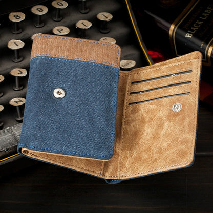 Retro Men&#39;s Wallet Business ID Card Holders Purse Small Leather Card Wallets Short Bifold Wallet for Men Slim Purses Male Wallet