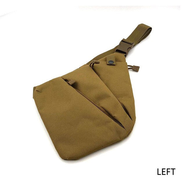 Multifunction Tactical Shoulder Bag Concealed Hand Gun Holster Bag Men Left Right Hand Pistol Pack Anti-theft Chest Bag Hunting