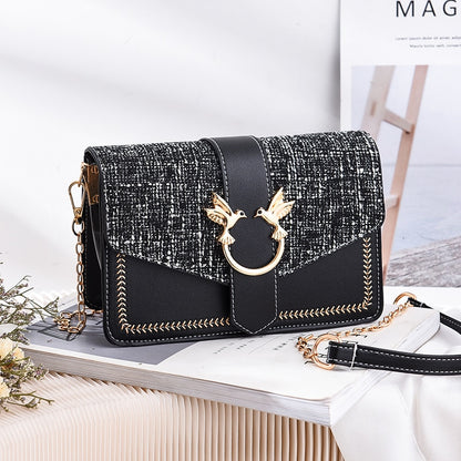 New Fashion Luxury Chain Shoulder Bags Mini Crossbody Bags For Women Vintage High Quality Zipper Handbags Tote Female Flap Purse