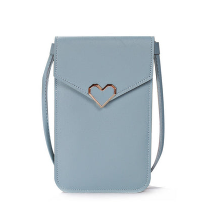 Touch Screen Cell Phone Purse Smartphone Wallet Leather Shoulder Strap Handbag Women Bag for Iphone X  S10 Huawei P20