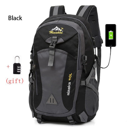 Anti-theft Mountaineering Waterproof Backpack Men Riding Sport Bags Outdoor Camping Travel Backpacks Climbing Hiking Bag For Men