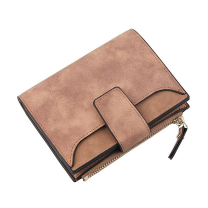 Leather Women Wallet Hasp Small and Slim Coin Pocket Purse Women Wallets Cards Holders Luxury Brand Wallets Designer Purse ארנק