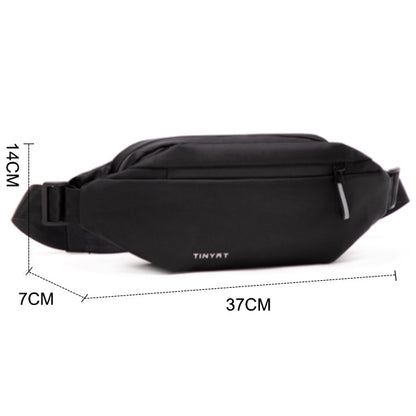 TINYAT Men &#39;s Chest Bag Anti-thef New Multifunction PU Waist Bag for Sports Male Waterproof Outside Fanny Bag pack Shoulder Bag