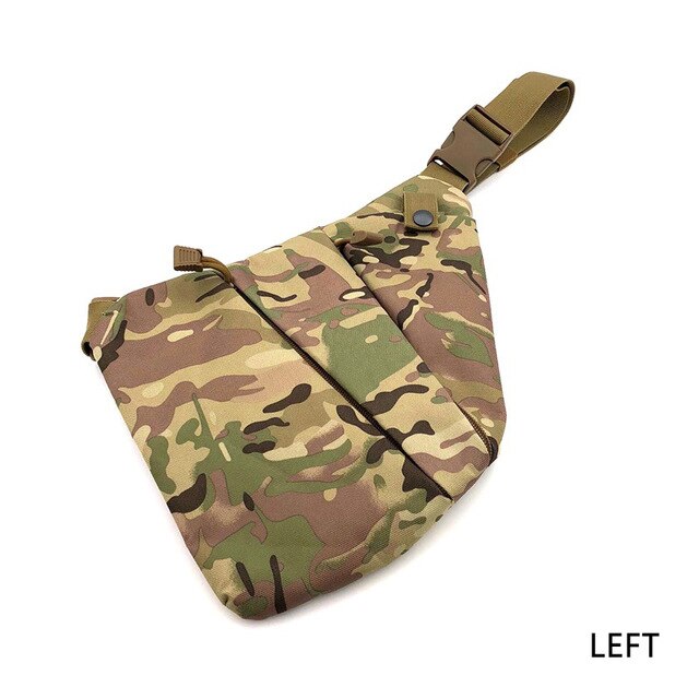 Multifunction Tactical Shoulder Bag Concealed Hand Gun Holster Bag Men Left Right Hand Pistol Pack Anti-theft Chest Bag Hunting
