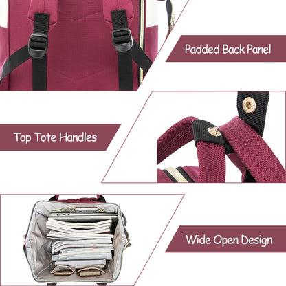 ZOMAKE Casual Hiking Camping Backpack Cute Travel Backpack for Women Girls With Wide  Opening