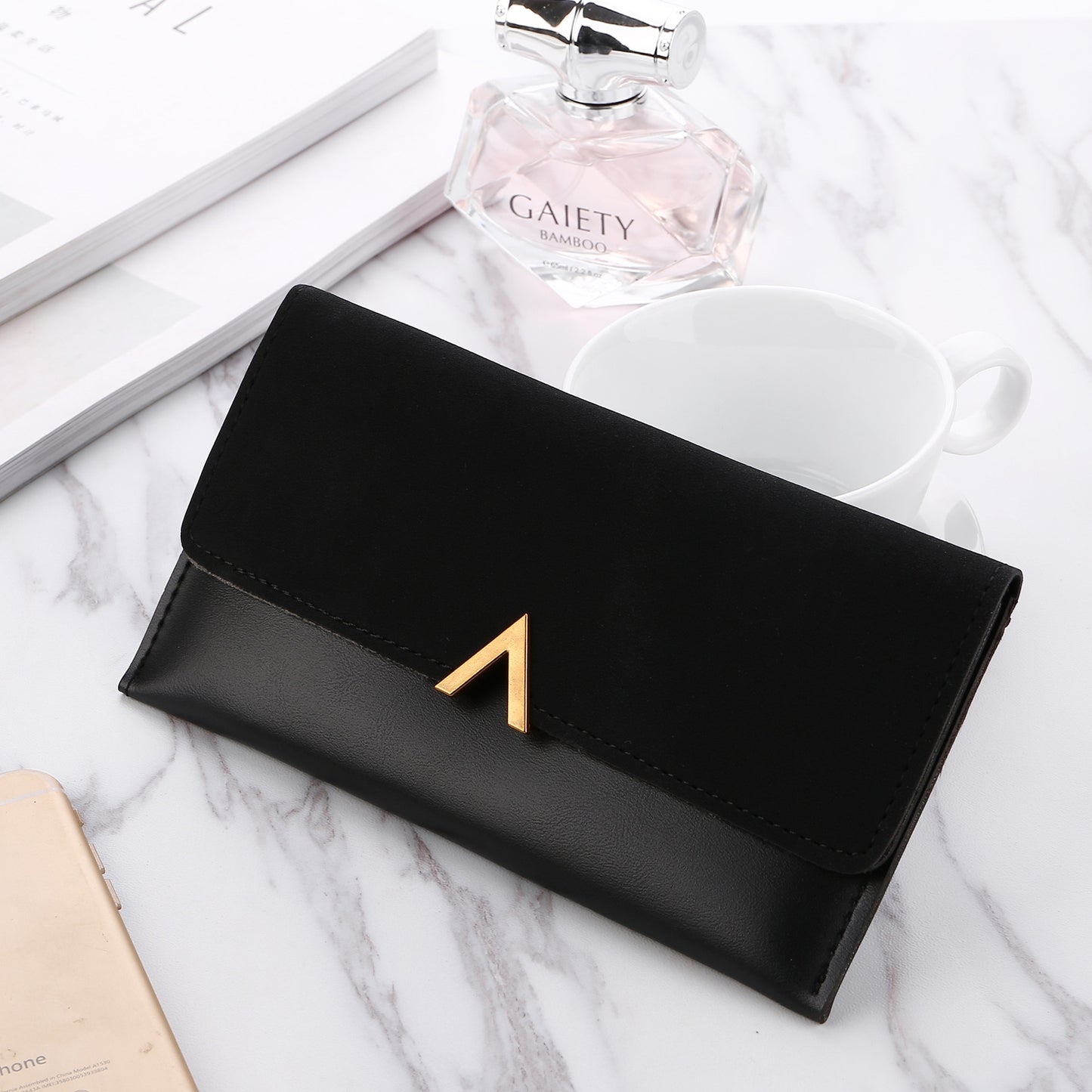 New Trends Wallets Women Luxury Brand Design Long Wallet Zipper Purses Female Short Coin Purse Credit Card Holder