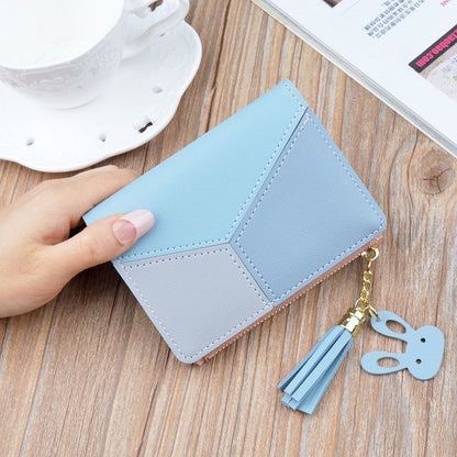 Fashion Wallets Zipper Coin Purse Lady Long Short Purses Handbags Women Clutch Cards Holder PU Leather Moneybag Billfold Wallet
