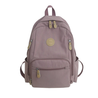 Waterproof Nylon Women&#39;s Backpack Female Travel Bag Backpacks Schoolbag for Teenage Girls Multi-pocket Bookbag Ladies Satchel
