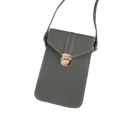 Touch Screen Cell Phone Purse Smartphone Wallet Leather Shoulder Strap Handbag Women Bag For Iphone Wallet Shoulder Bags