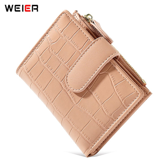 Fashion Stone Pattern Small Wallets PU Leather Coin Pures Ladies Popular Card Holder Mini New Design Standard Purses For Women