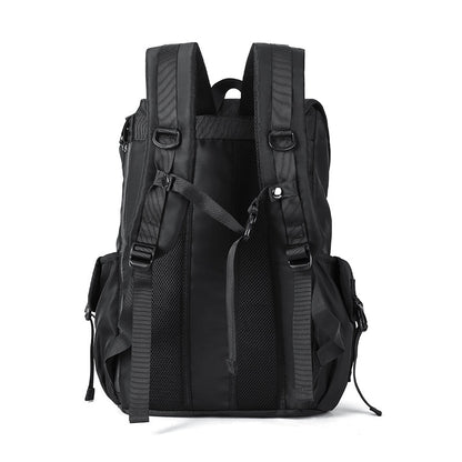 Men&#39;s Fashion Backpack Large-capacity Outdoor Travel Waterproof Zipper Sports Backpack College Student Laptop School Bag