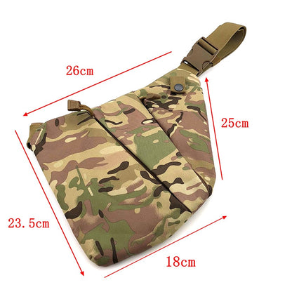 Multifunction Tactical Shoulder Bag Concealed Hand Gun Holster Bag Men Left Right Hand Pistol Pack Anti-theft Chest Bag Hunting
