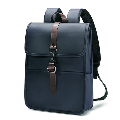 Men Fashion Backpack High Quality Waterproof Nylon School Bookbag Solid Casual Laptop Computer Backpack Simple Travelling Bag