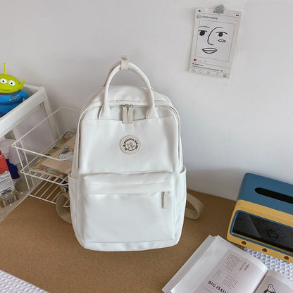 DCIMOR New Waterproof Nylon Women Backpack Female Multifunction Travel Bag Teenager Girls Korean Style Schoolbag Student Bookbag