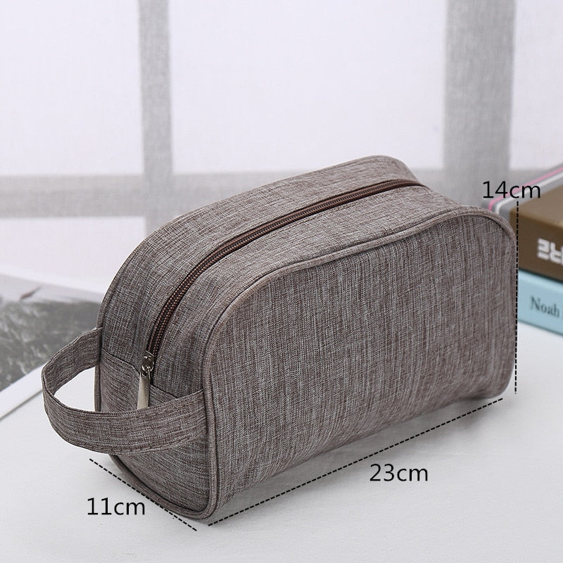 PURDORED 1 Pc Large Men Washing Bag Waterproof Makeup Bag Travel Beauty Women Cosmetic Bag Organizer Toiletry Bag Necessaries