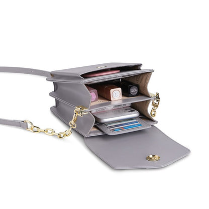 Mobile phone bag women cowhide bag women bag fashion trend single shoulder messenger bag wild new small square bag WILLIAMPOLO