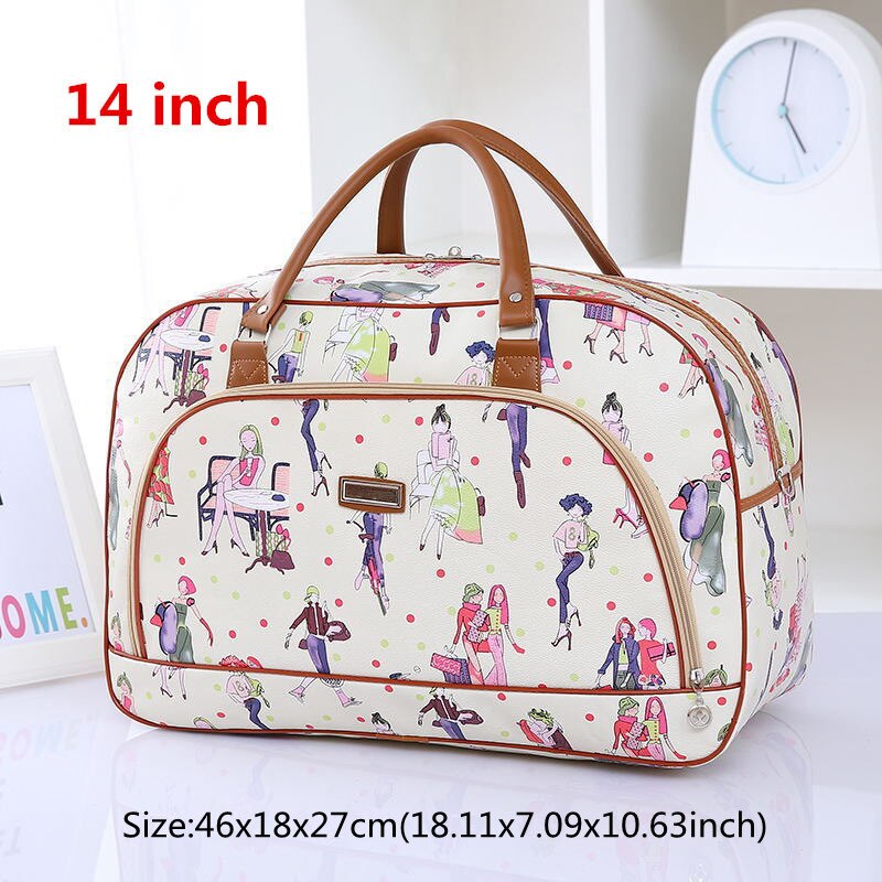 High Capacity Travel Tote Bag Woman Weekend Overnight Short Excursion Clothes Cosmetic Duffle Organizer Luggage Pouch Supplies