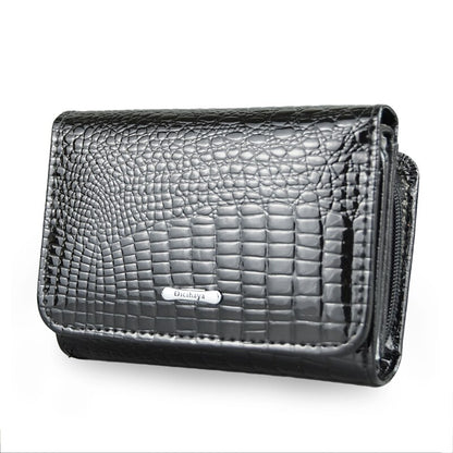 DICIHAYA Short Wallet Women Coin Wallets Red Coin Purse Genuine Leather Lady Zipper Design With Coin Purse Pockets Small Wallet