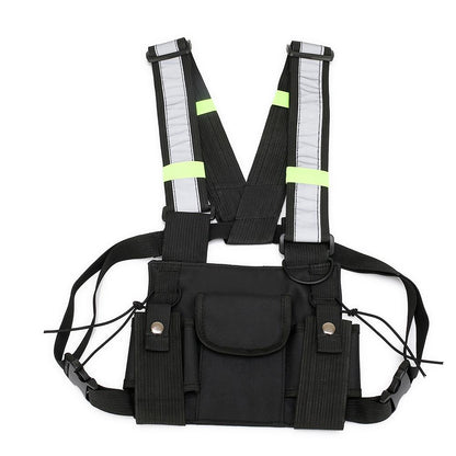 Hot Sale Backpacks Delicate Texture Men Women Multi-function Backpack Fashion Hip Hop Outdoor Travel Chest Knapsack