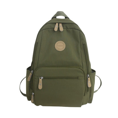 Waterproof Nylon Women&#39;s Backpack Female Travel Bag Backpacks Schoolbag for Teenage Girls Multi-pocket Bookbag Ladies Satchel