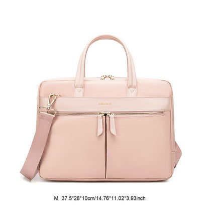 OYIXINGER Women&#39;s Briefcase Business Tote Messenger Bags For Female A4 Document Storage 13 14 15 Inch Laptop Bag For Macbook Hp