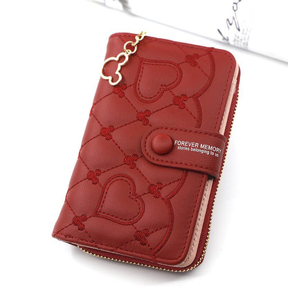 Women Wallet Medium Female Clutch Bag Zipper Coin Money Pocket Ladies Card Holder Purses Designer Womens Short Wallets