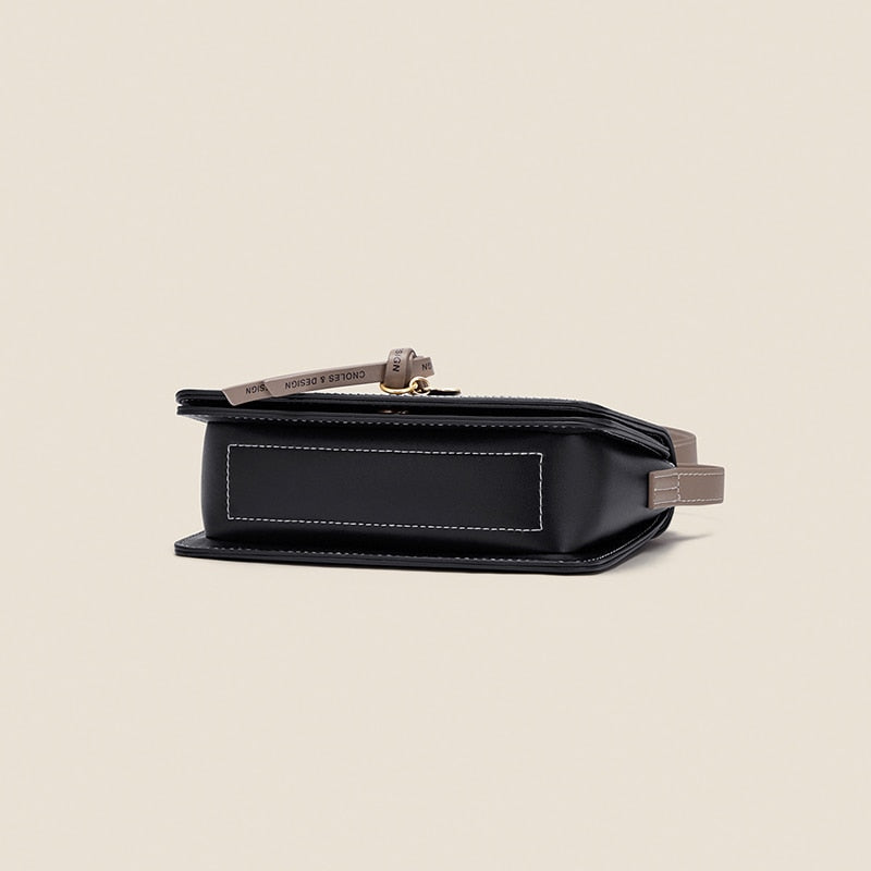 Cnoles Brand Designer Women Bag Crossbody Bag Genuine Leather Female Messenger Bags Lady Shoulder Bag