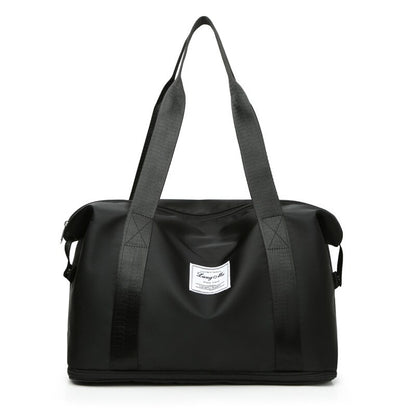 Fashionable Dry And Wet Separation  One-Shoulder Carry-On Duffel Bag, Lady Large Capacity Extended Travel Bag