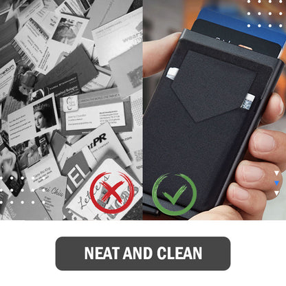 Credit Card Holder Men Slim Anti Protect Travel ID Cardholder Women Rfid Wallet Metal Case Porte Carte