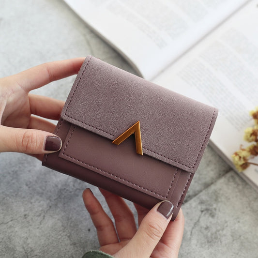 New Women&#39;s Wallet Short Women Coin Purse Wallets Card Holder Ladies Small Wallet Female Hasp Mini Clutch Girl Money Bag