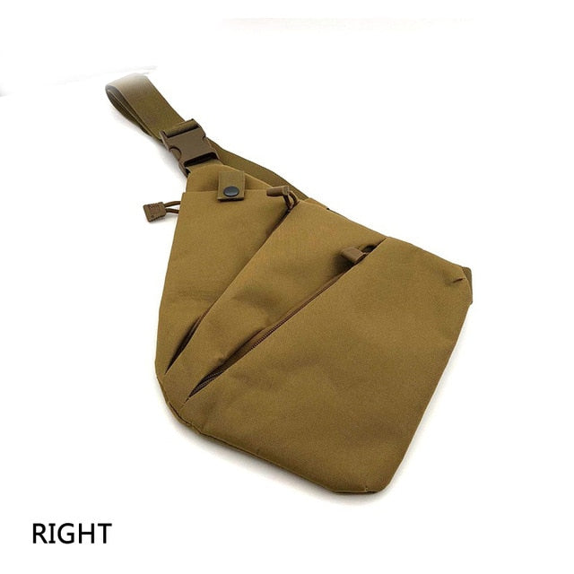 Multifunction Tactical Shoulder Bag Concealed Hand Gun Holster Bag Men Left Right Hand Pistol Pack Anti-theft Chest Bag Hunting