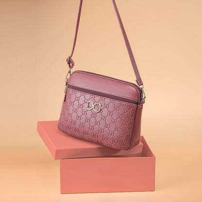 New Women&#39;s Net Red Small Round Fashion Lightweight  Multi Side Versatile Single Shoulder Messenger Soft Leather Bag