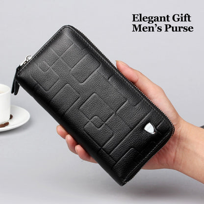 New Fashion Men&#39;s Wallet High Quality Genuine Leather Card Holder Designer Purse Mens Card Wallets Big Capacity Cardholder Bag