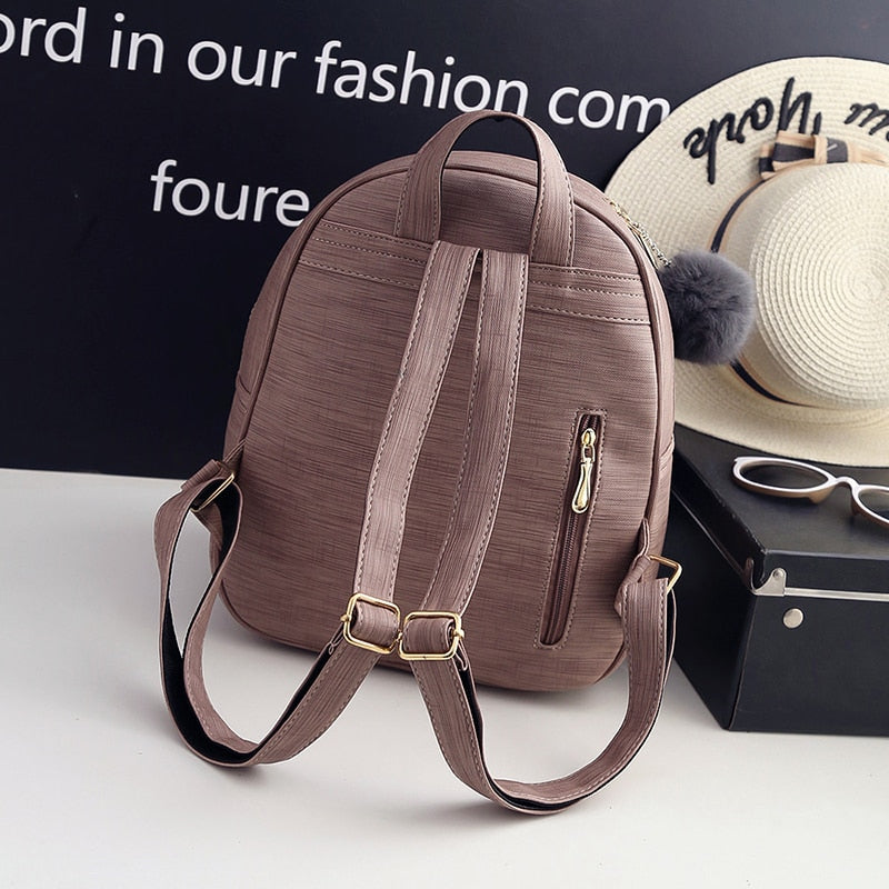 ALLKACI women backpacks bag 3 set schoolbags for girls teenager female flap crossbody bags for ladies round purse for coins 56