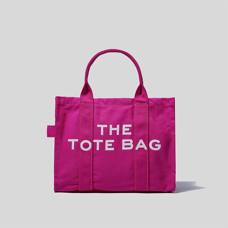 Large Capacity Canvas Tote Women Shoulder Bag Letter Printed Crossbody Bags for Women Casual Cloth Women Handbag Big Shopper Bag