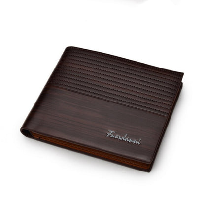 New Business Men Wallets Zipper Card Holder High Quality Male Purse New PU Leather Vintage Coin Holder Men Wallets