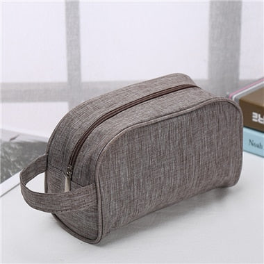 PURDORED 1 Pc Large Men Washing Bag Waterproof Makeup Bag Travel Beauty Women Cosmetic Bag Organizer Toiletry Bag Necessaries