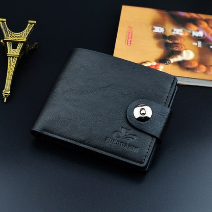 Soft Short Men Wallets 2019 New Casual Male Purses Credit Card Holder Small Clutch Purse Money Bag for Boy Vintage Men&#39;s Wallet