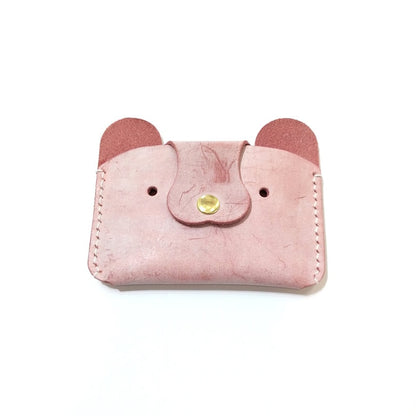 Bemoreal women wallets Genuine Leather Handmade luxury Organizer Wallets dog print coin bag Short Hasp misty wax leather Purse